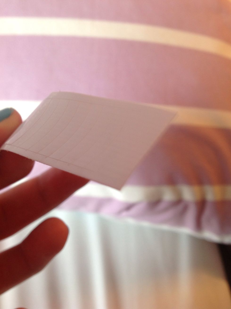 You might require nail stencils for this, but you can do this free hand