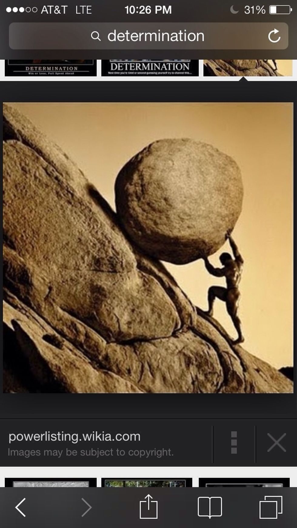 You must be determined to succeed at your job and in life