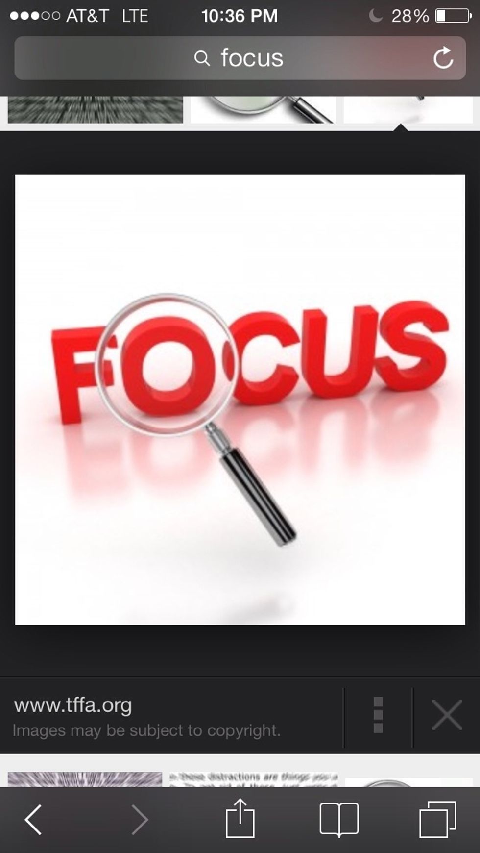 You must create your goal and focus on it until you have finally completed it