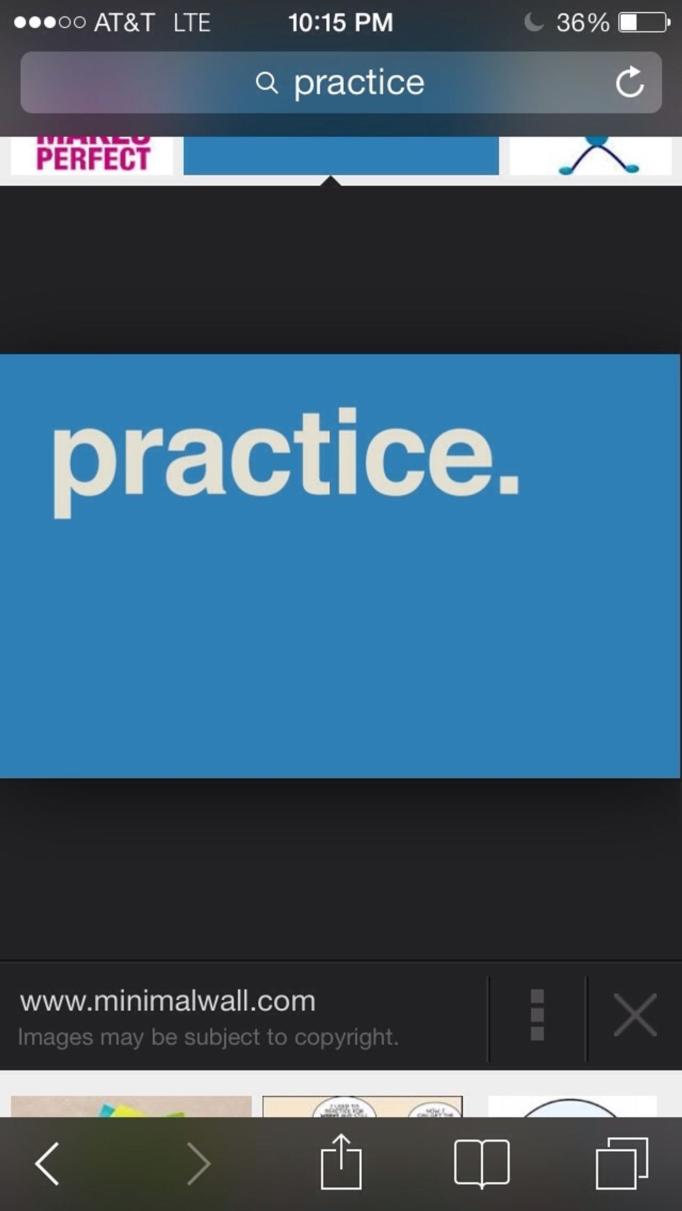 You must practice and work hard to be the best you can be