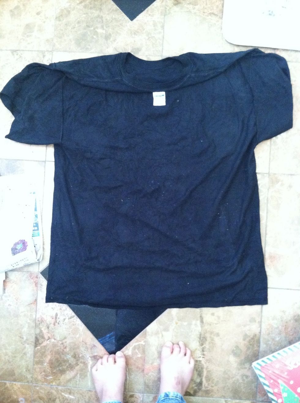 You need a black shirt.