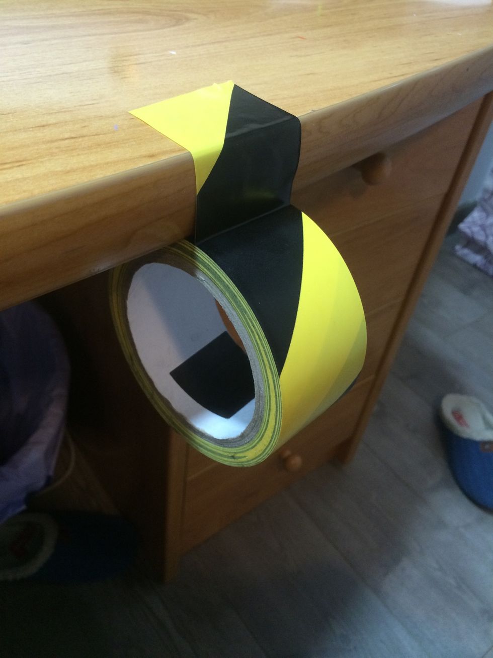 You need some tape... You can use any pattern you want!!!!