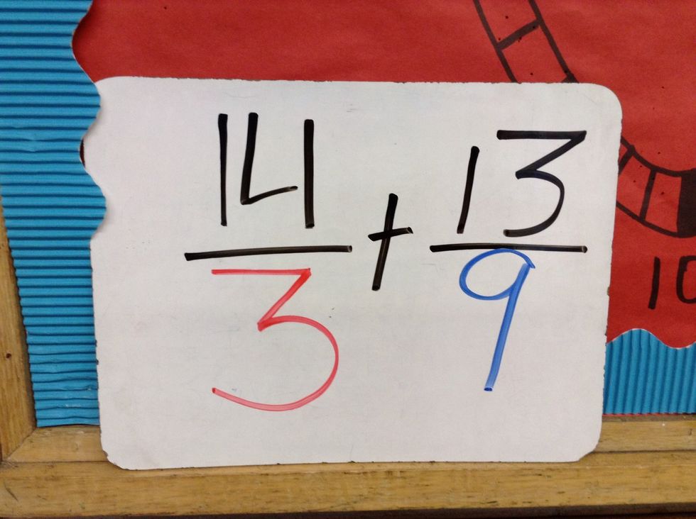 You need to find out what numbers go into both 3 and 9.