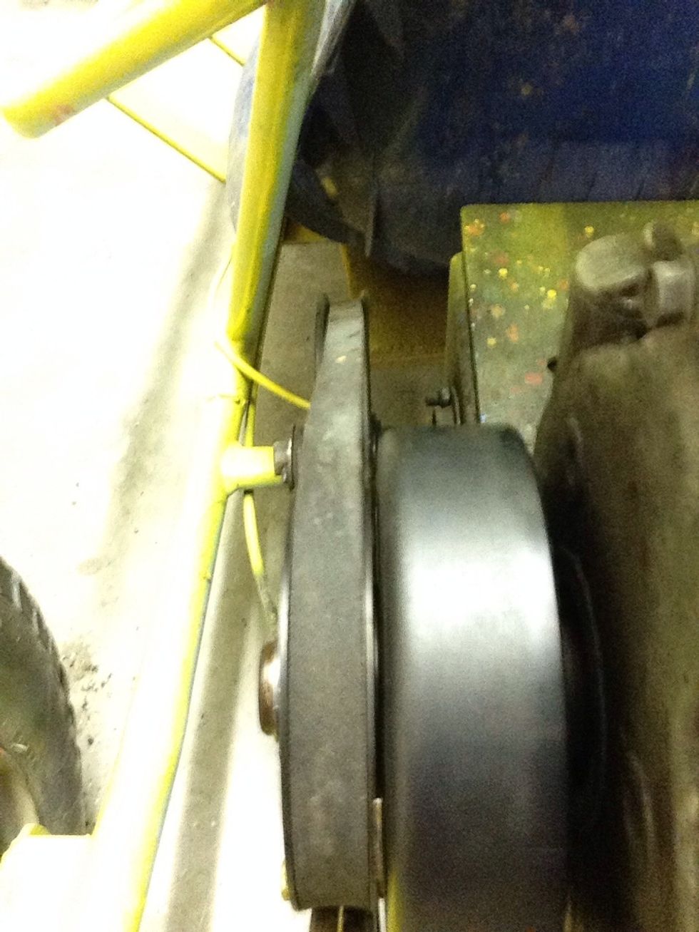 You need to make sure the belt or chain is strait and not bent.