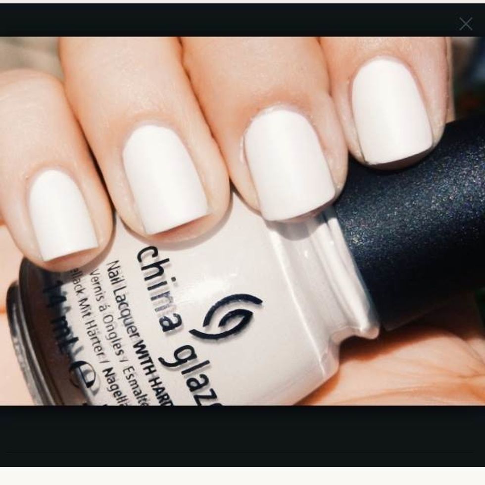 You NEED to paint your nails a base coat, white or lighter colors work best. http://tinyurl.com/kupkqmd