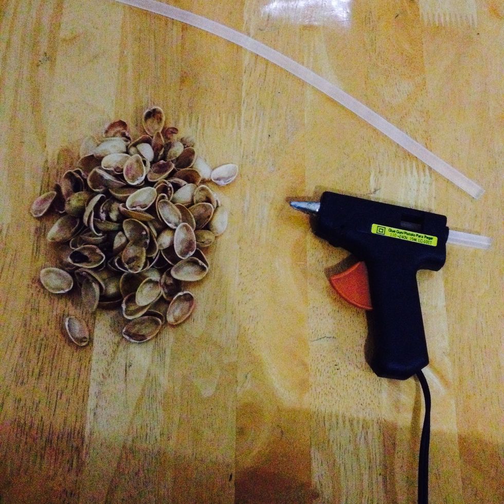 You need to \u2022Pistachio \u2022gluey Pistol