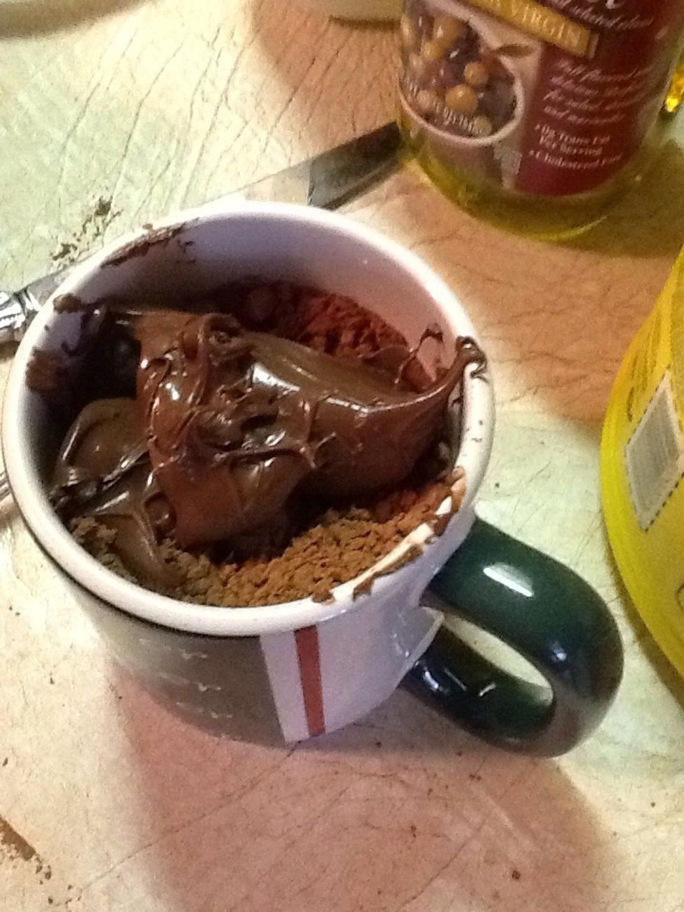You need to use 3 tablespoons of nutella.