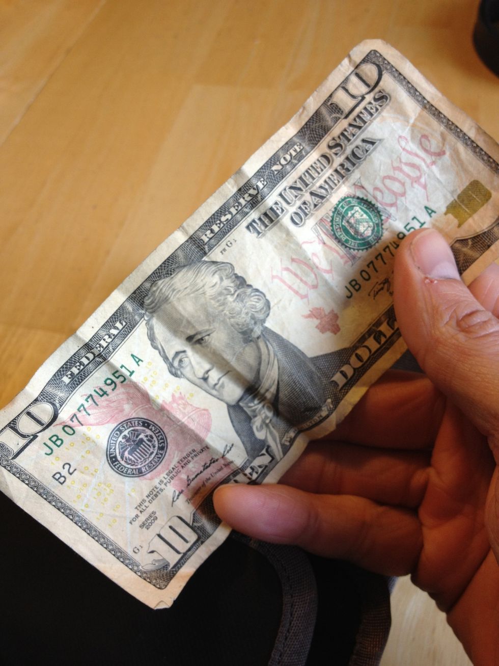 You never know when you'll need a Hamilton to help you out of a pinch\u2026