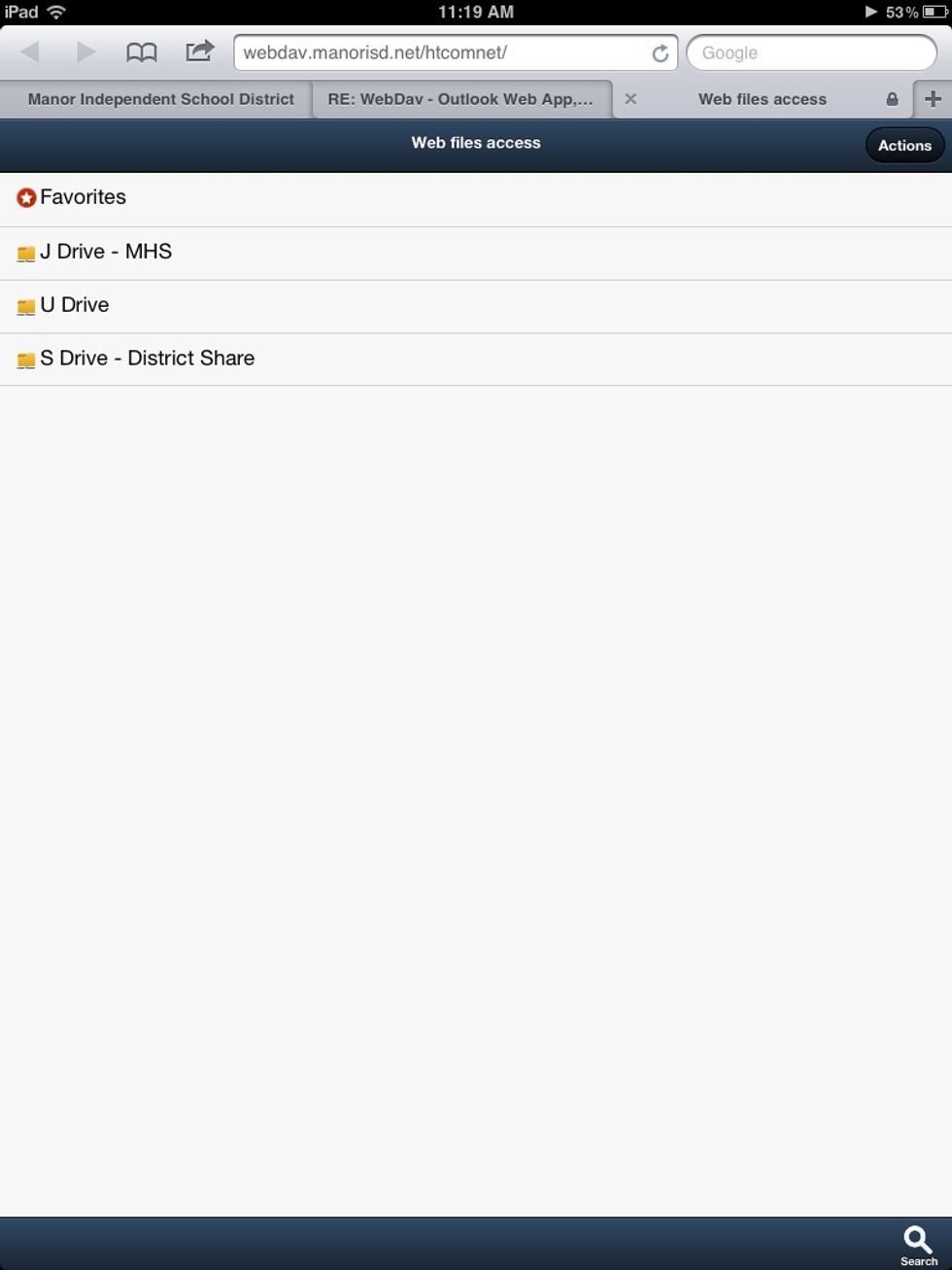 You now have access to all district drives