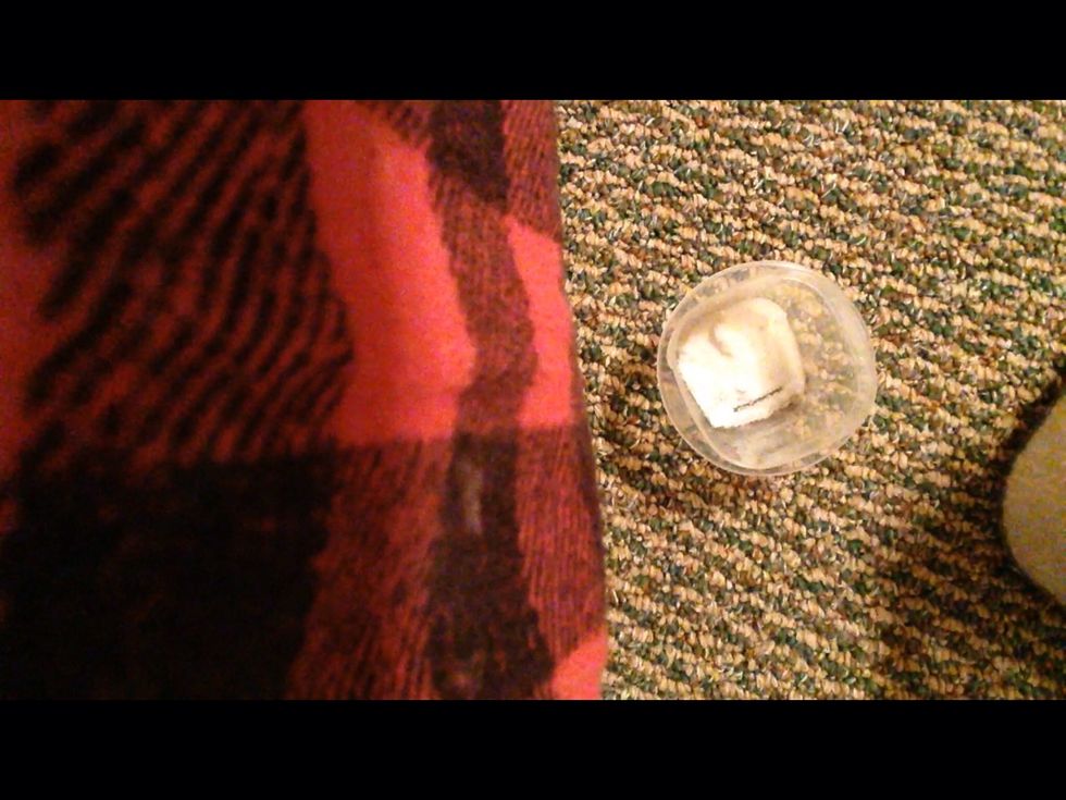 You pour the amount of SUGER desired into your mixing container