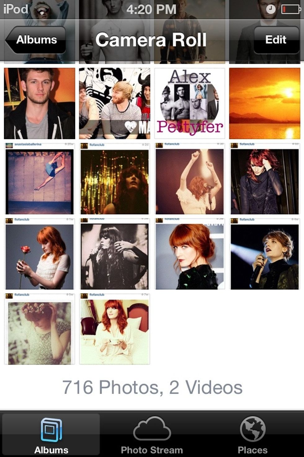 You're going to have to collect some photos first (obviously) my collage is going to be of Florence Welch from Florence + The Machine