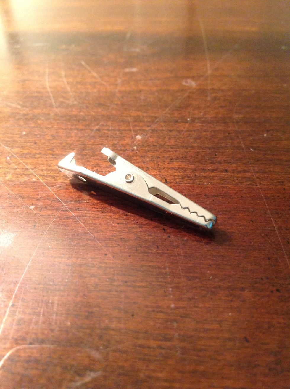 You're going to need a few alligator clips. Also from Michael's. make sure they're not too big, so that you can hide them in your horse's mane. Mine are about an inch long. :)