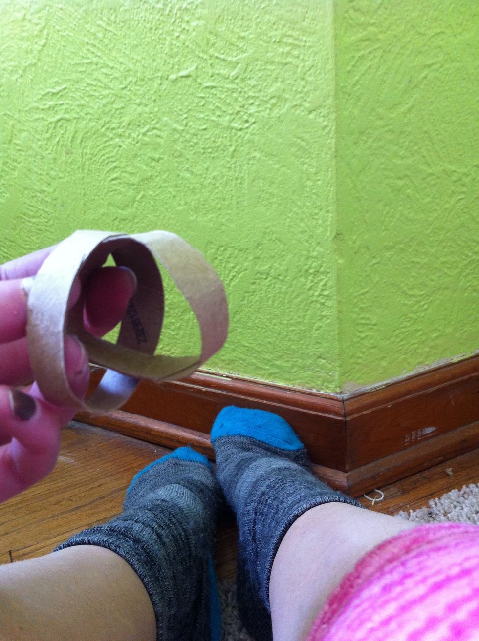 You're going to put one inside another.