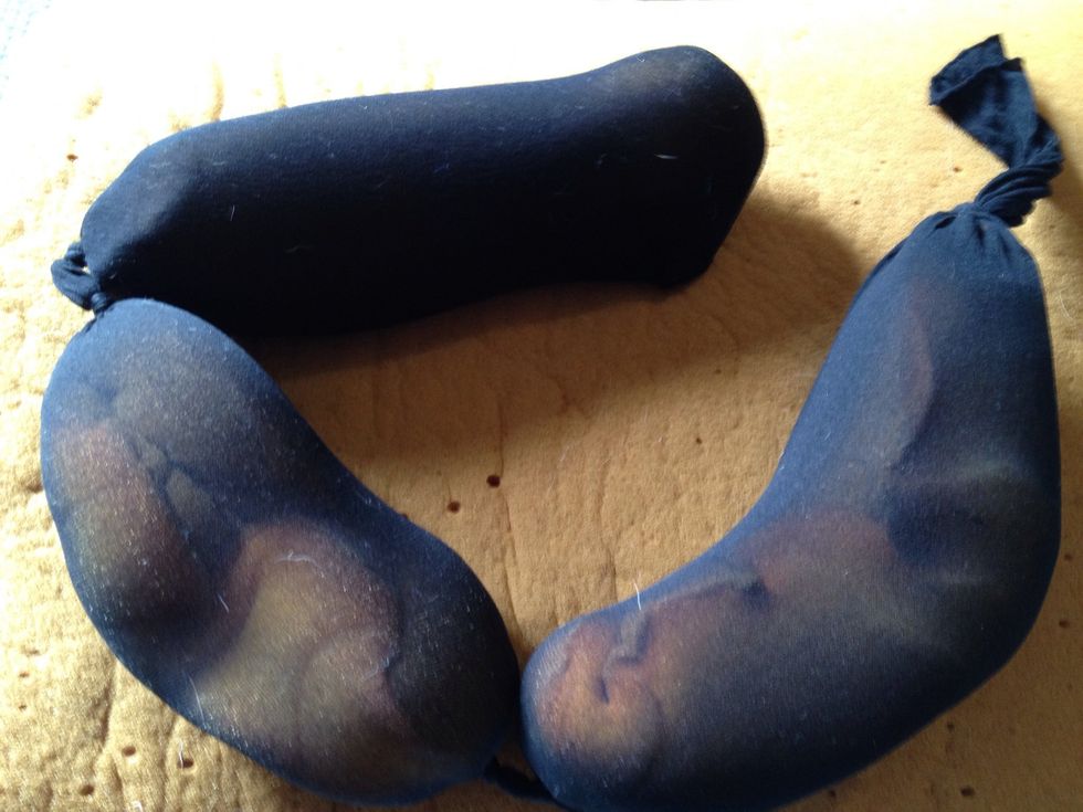 You should end up with a foam sausage