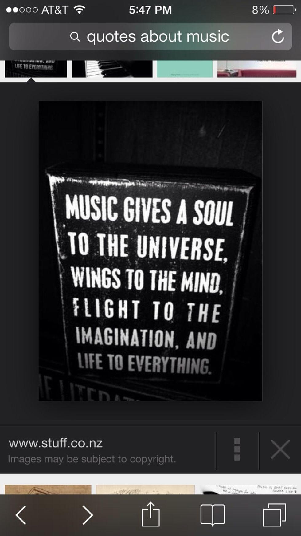 You should have something that can never let you down and has a meaning to it no matter what mood your in.