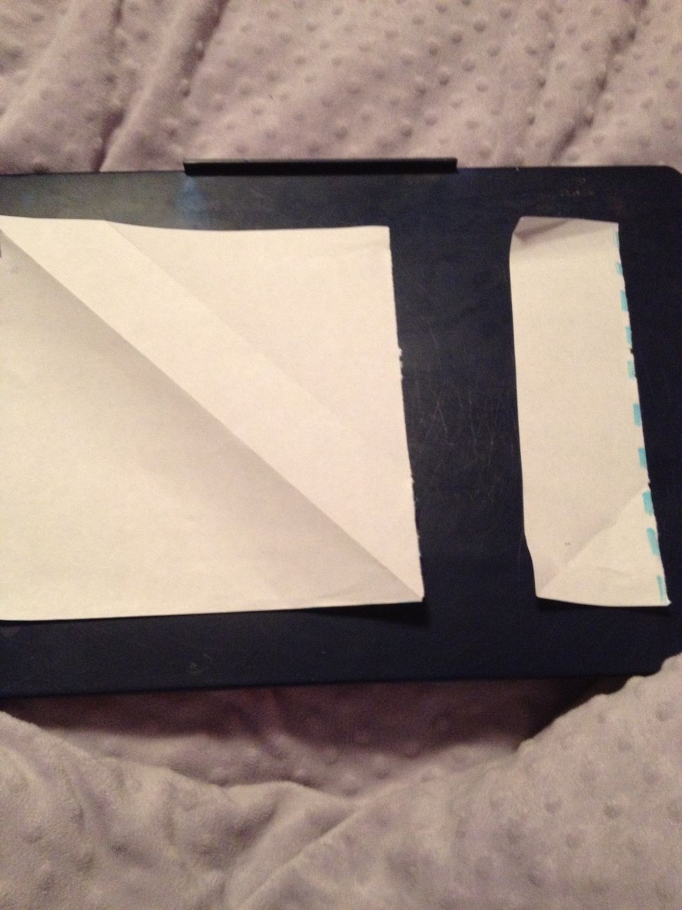 You should now be left with a perfect square shape.