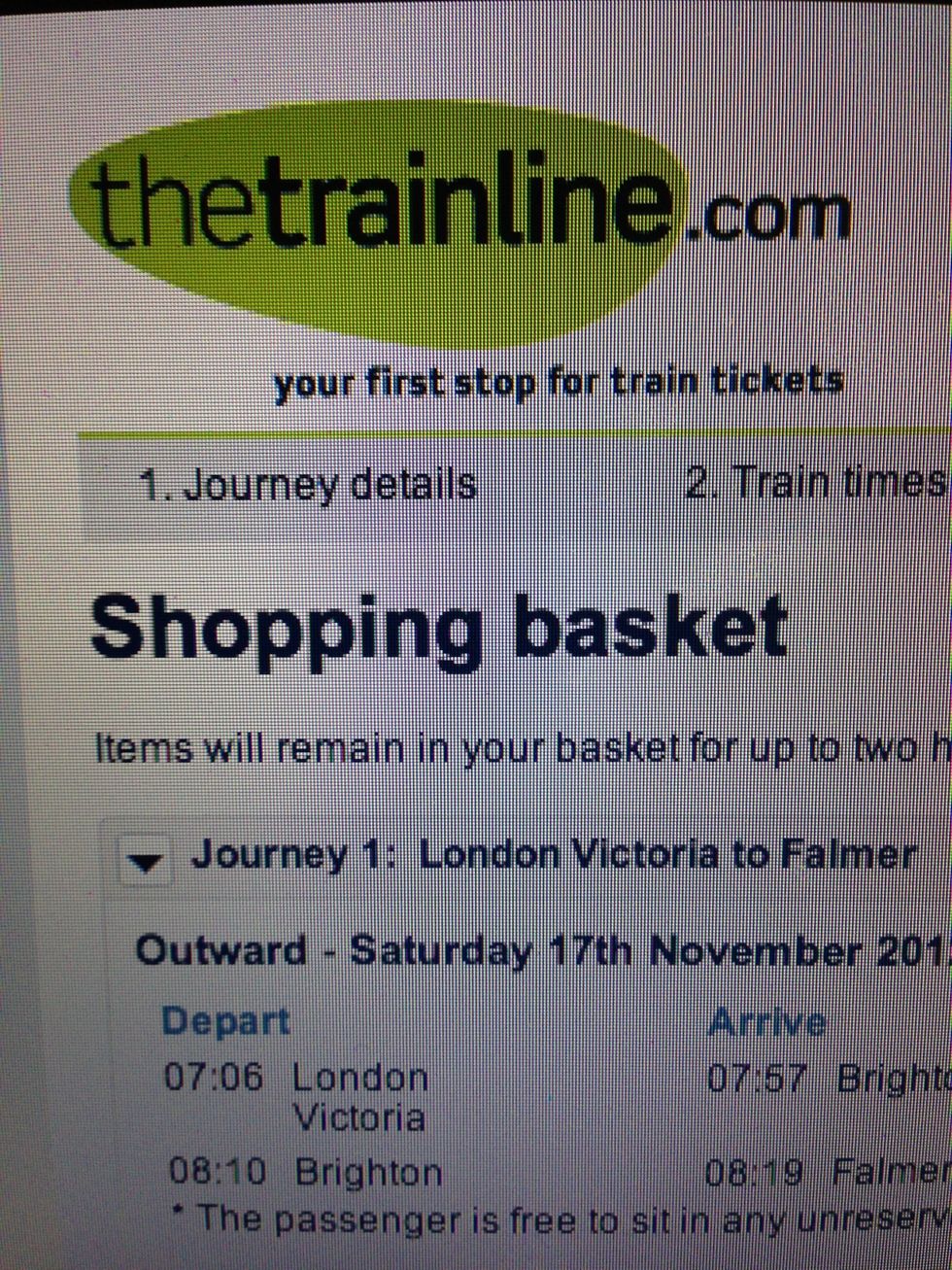You should now be on the shopping basket page!