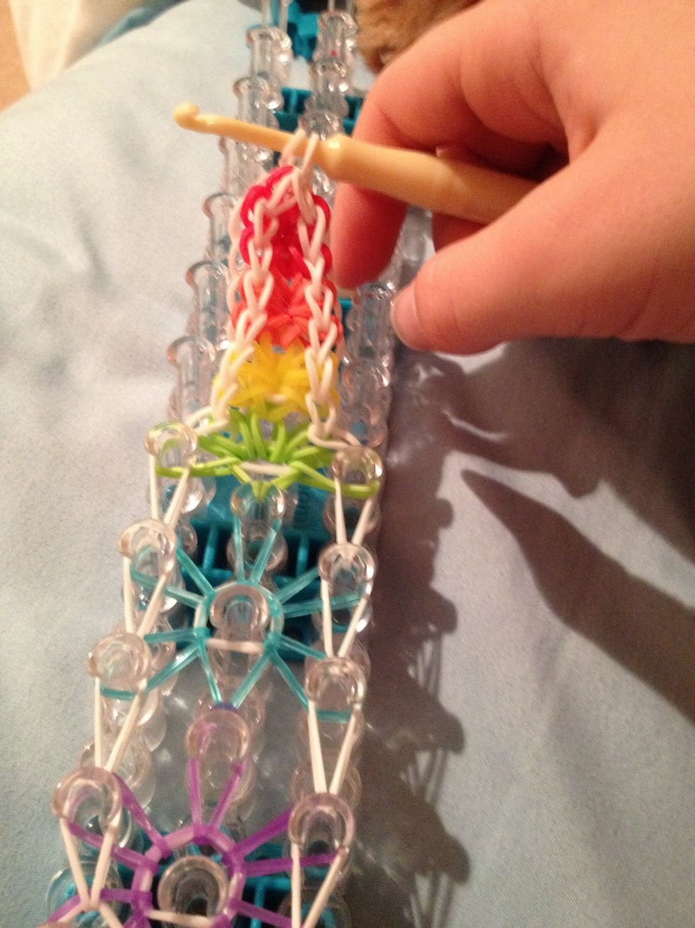 You Should now pull the bracelet off the loom