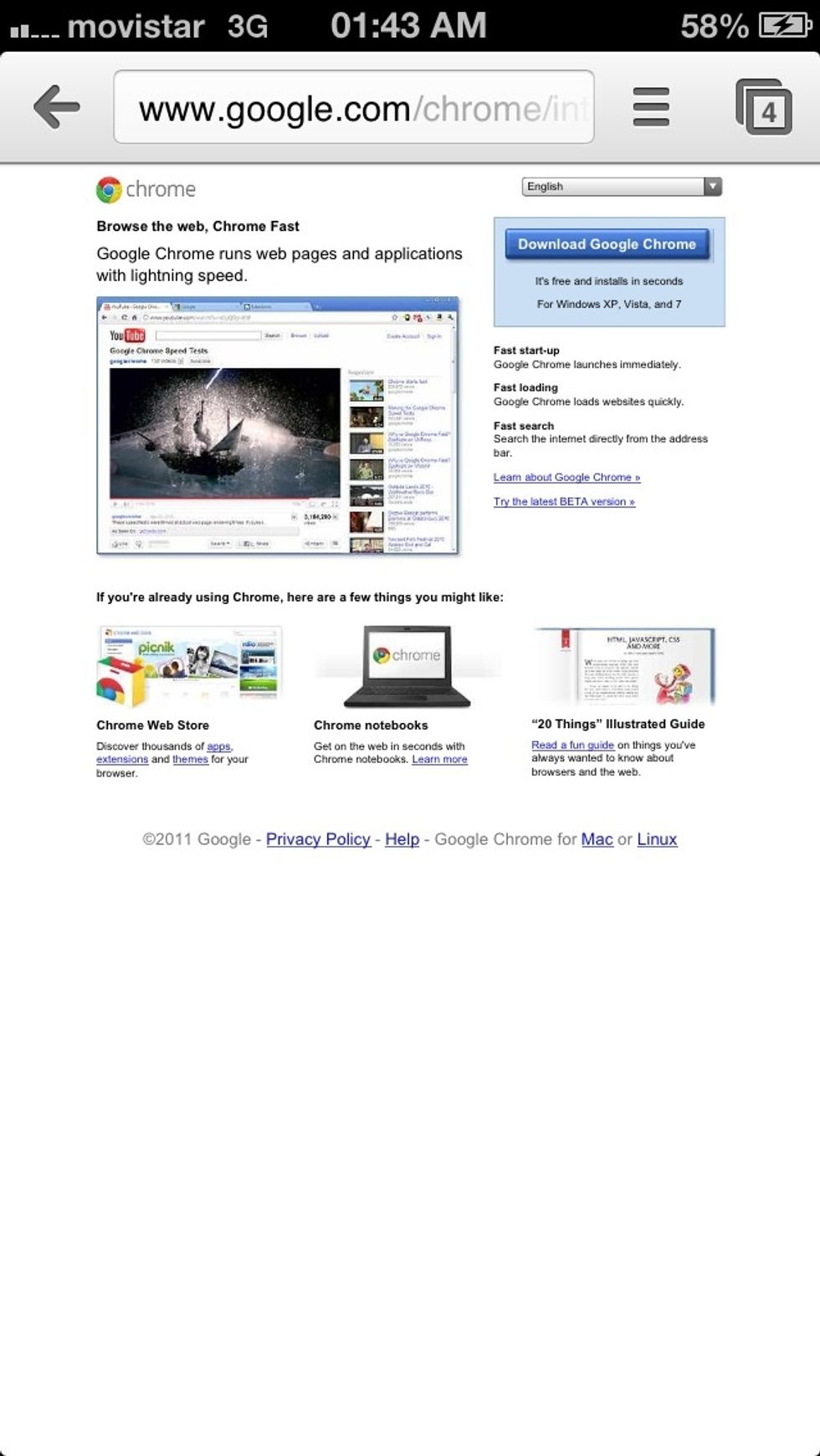 You Should Now See This Screen Click Download Google Chrome And Then Press Accept