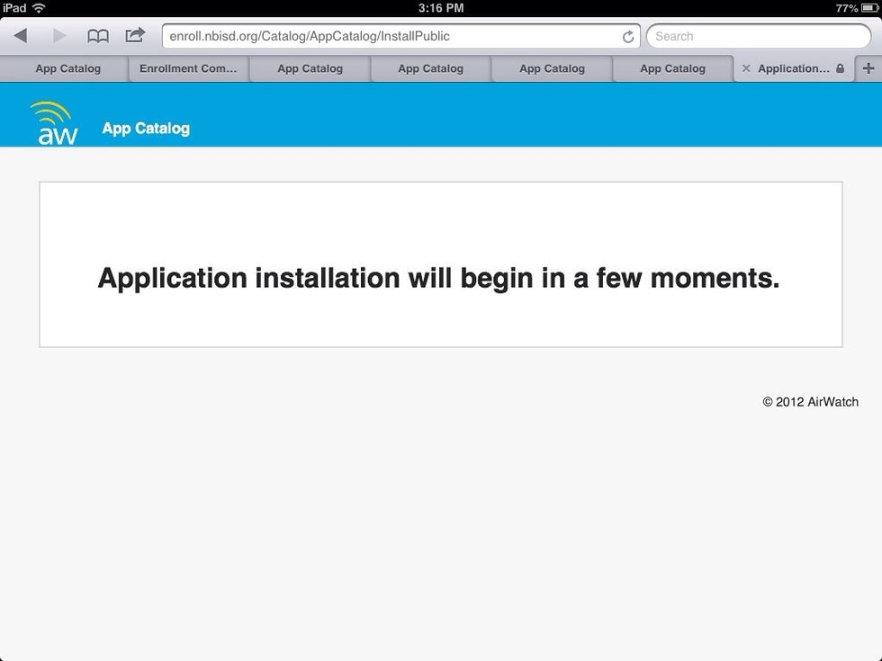 You should see this message come up.  It may also ask for your Apple ID information (iTunes login).