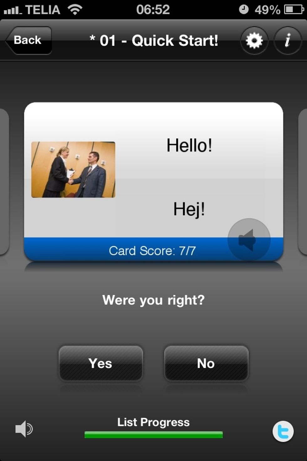 You tap the card if you remembered or even if you didn't. Answer the question HONESTLY there is no point in cutting corners you'll just be hindering yourself.