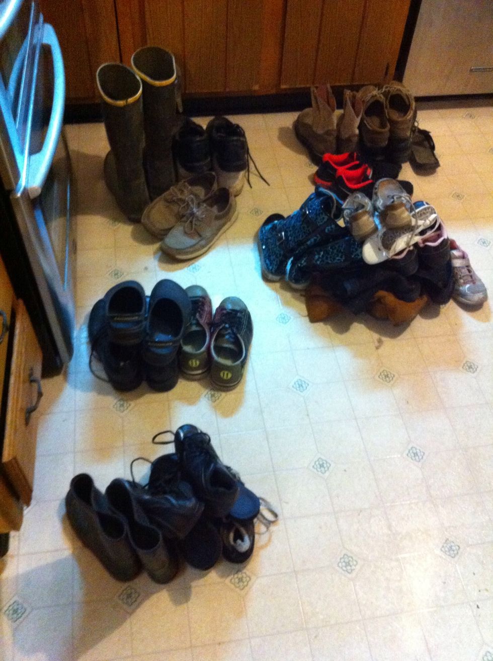 You then sort into other like piles. I sorted these into ownership piles.