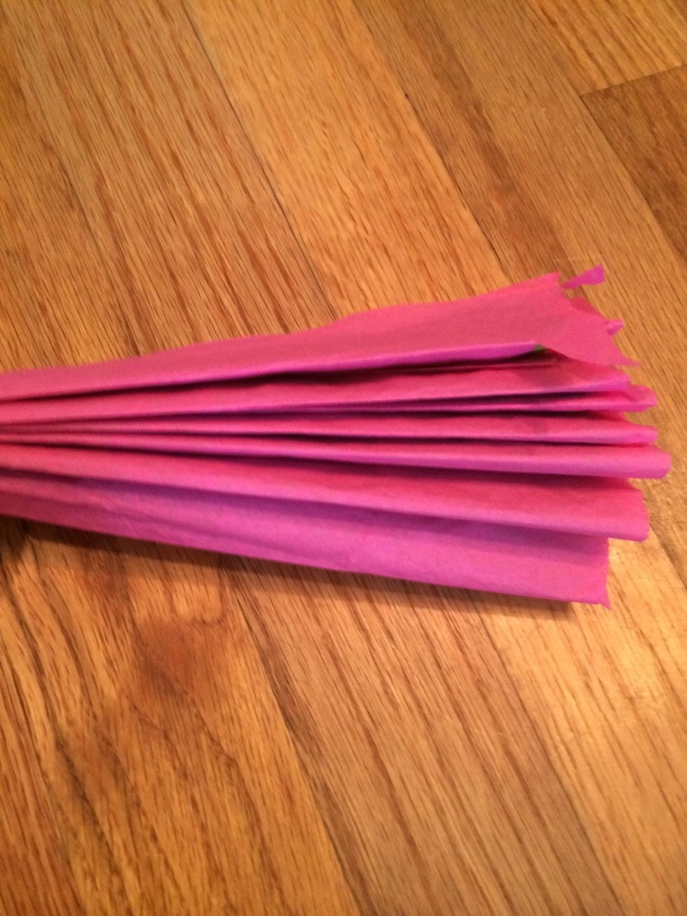 You tissue paper should look like this.