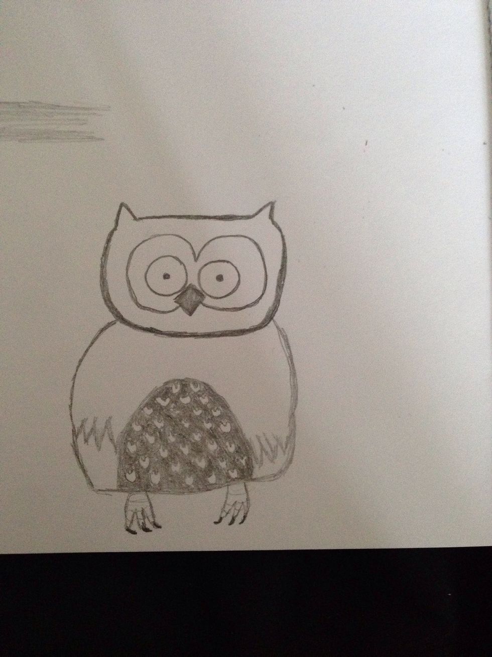 You've got an owl :D you can add any different patterns if you like