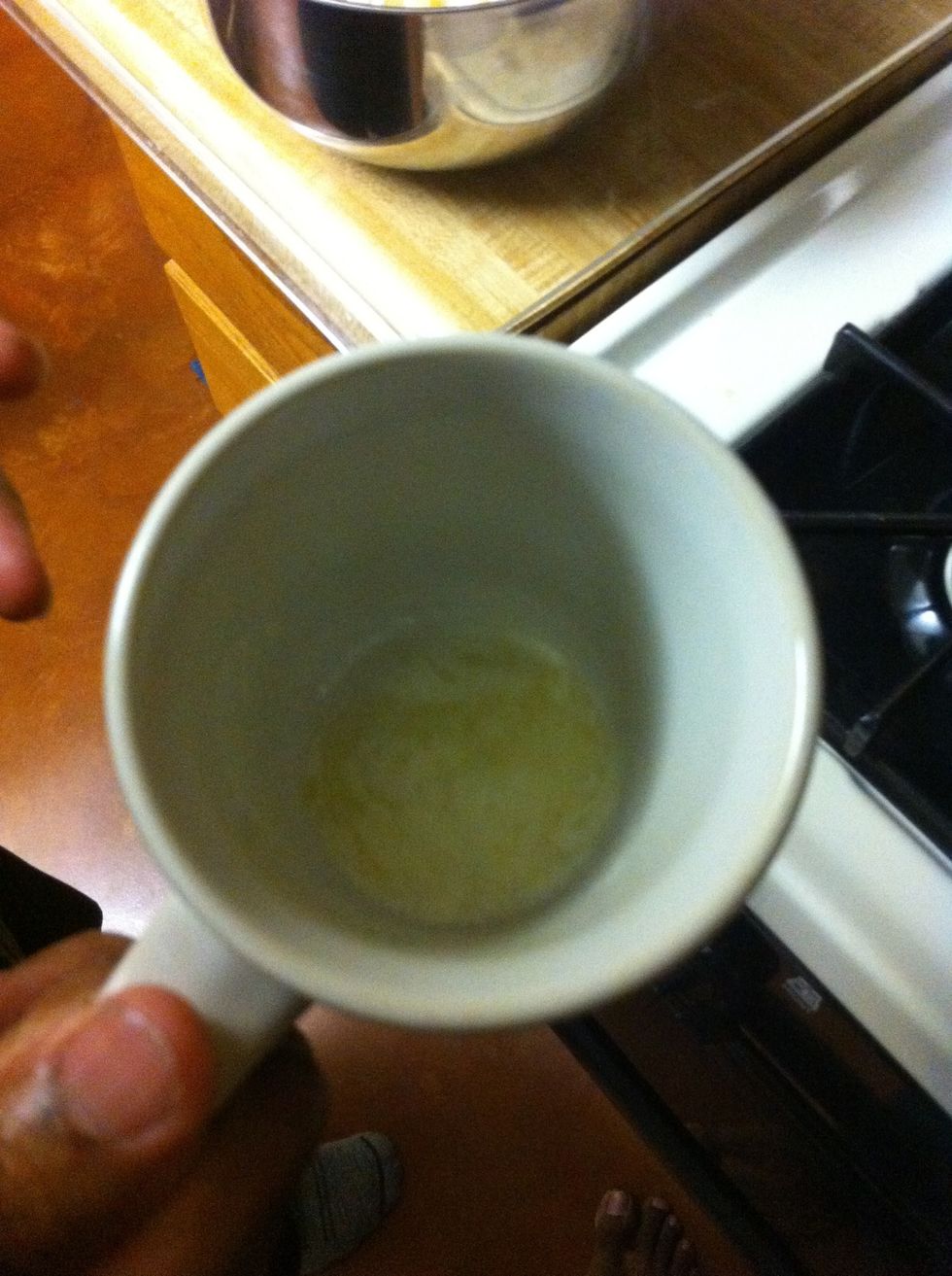 You want. It melted but not to burn it