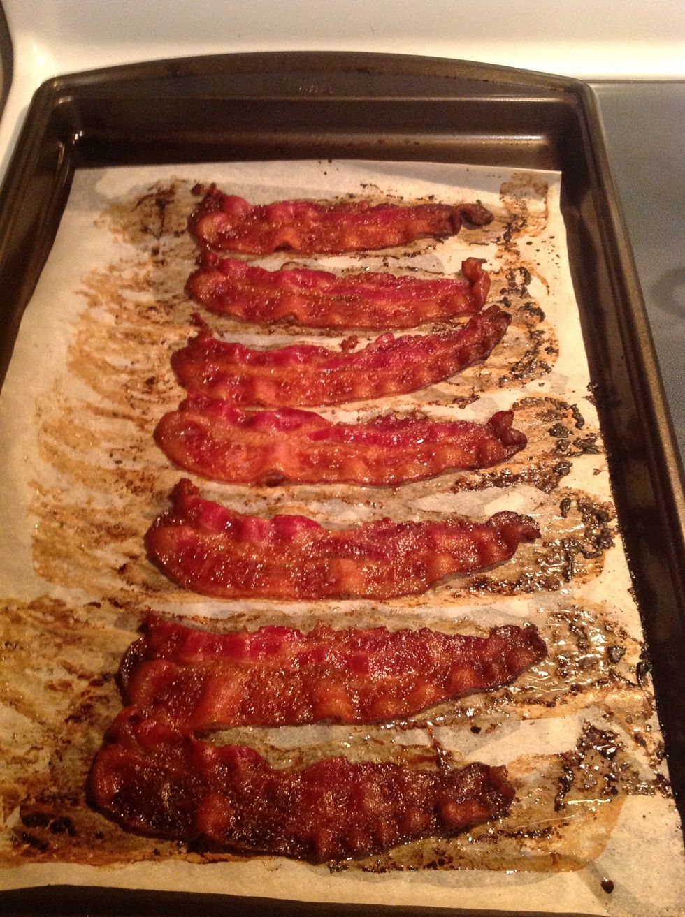 You want the bacon on the crispy side