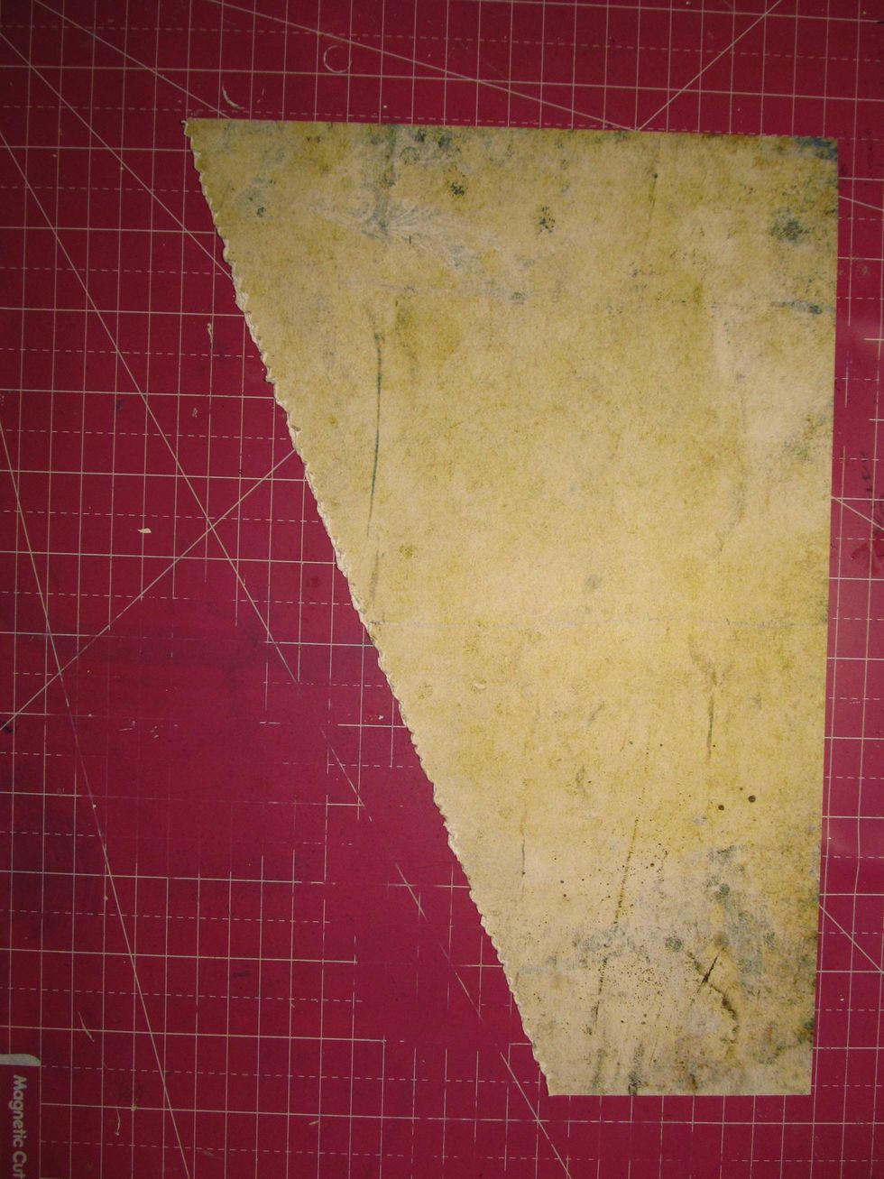 You want to distress your torn edge a bit more for the extra worn look.