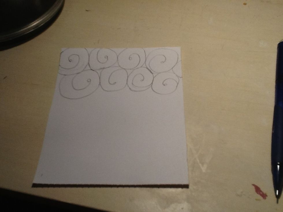 You want to make them as big as you can. If there is some space left then make half a circle. ( see example on the top right corner.)