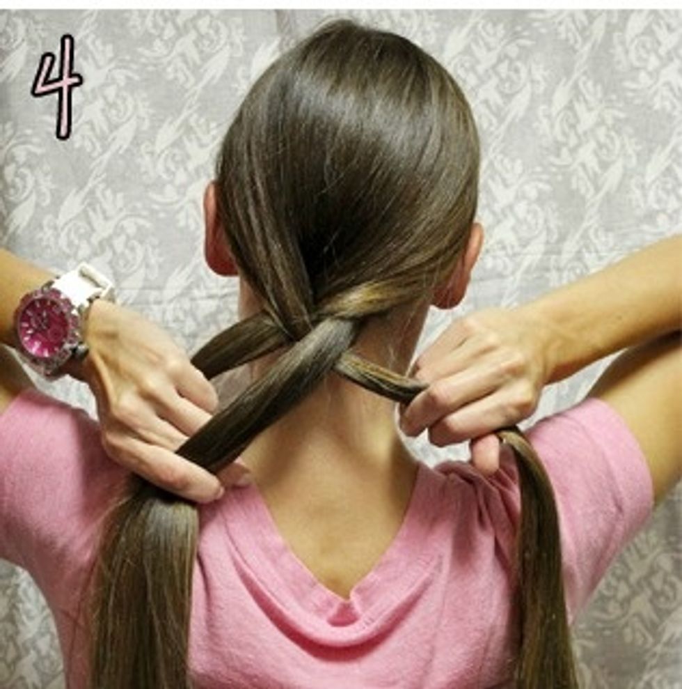 you want to now repeat steps 2-3 entill you reach the end of your hair