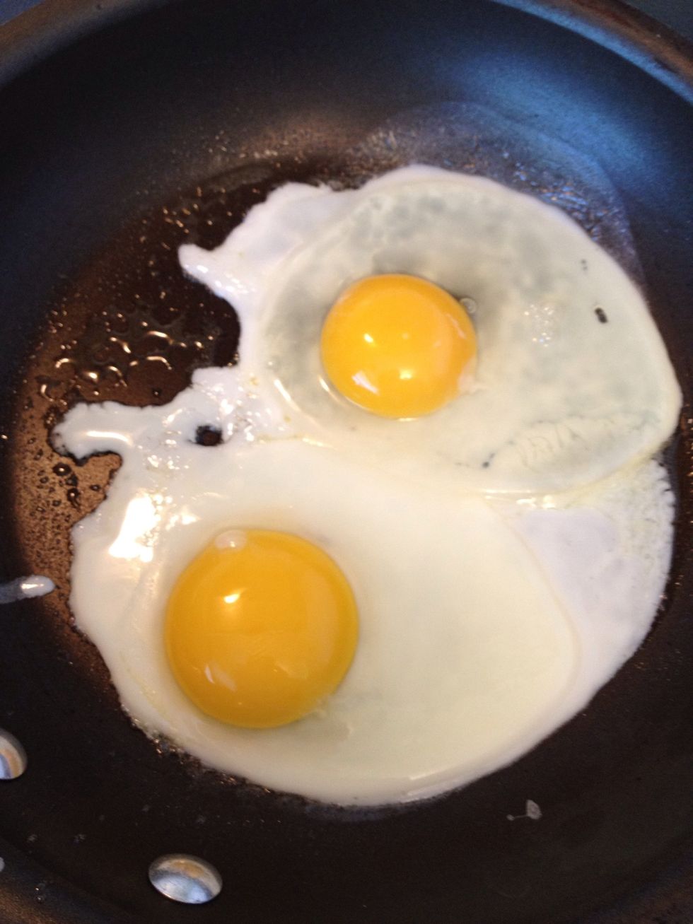 You want to watch layer # 2. Watch for when it starts to turn opaque. For contrast notice the egg at bottom is further along than the egg at top.