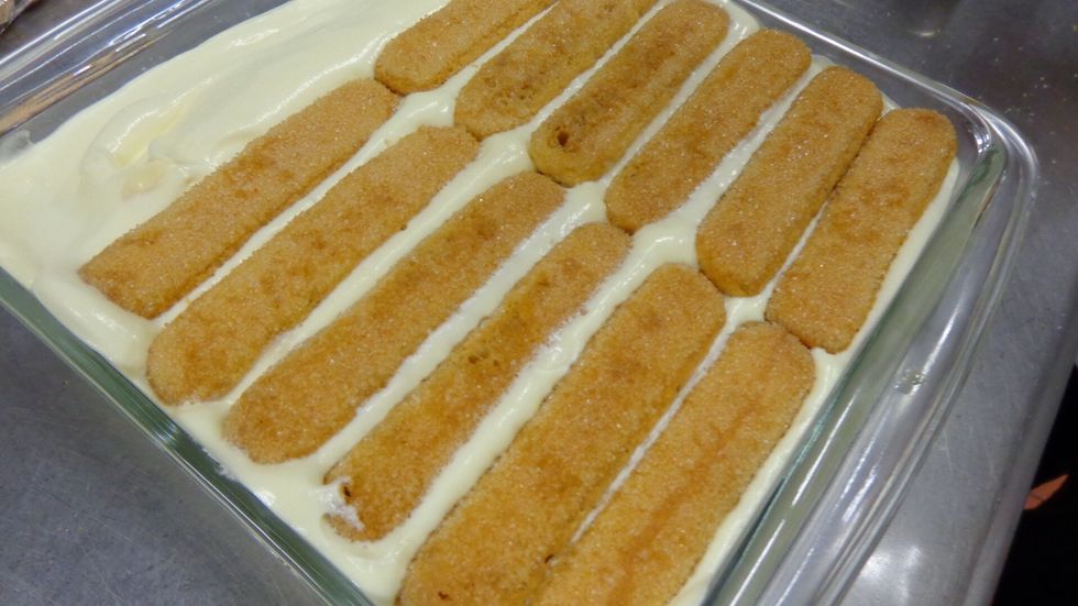 You will add the cream on top.