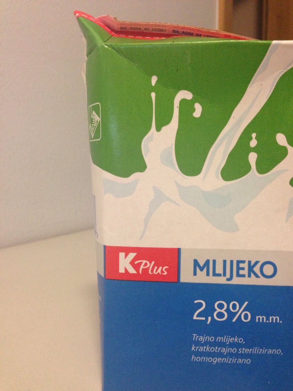 You will also need milk for the ice cream