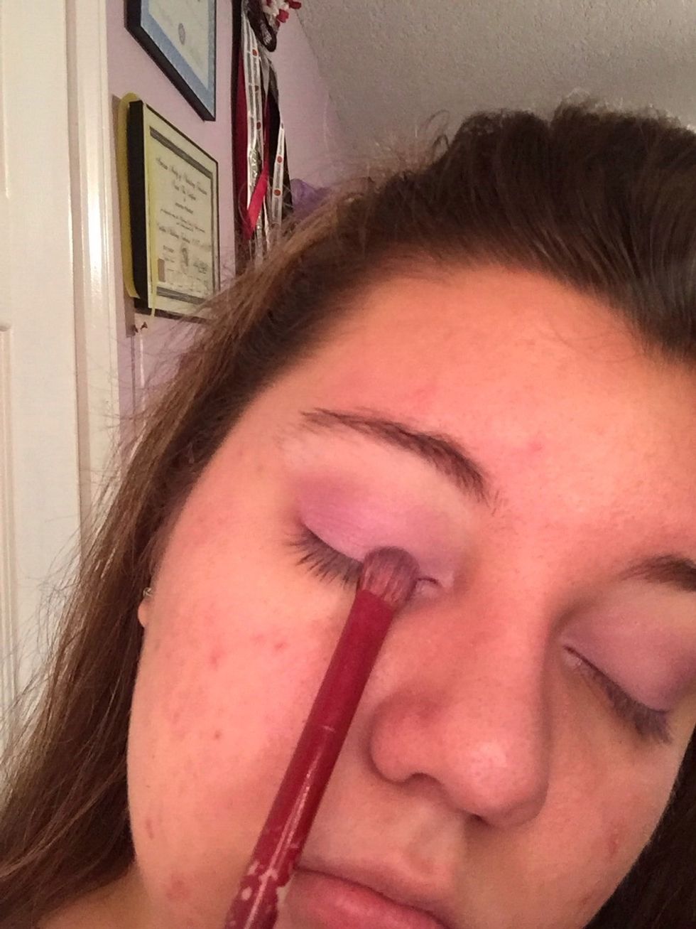 You will apply it in the inner eye lid.