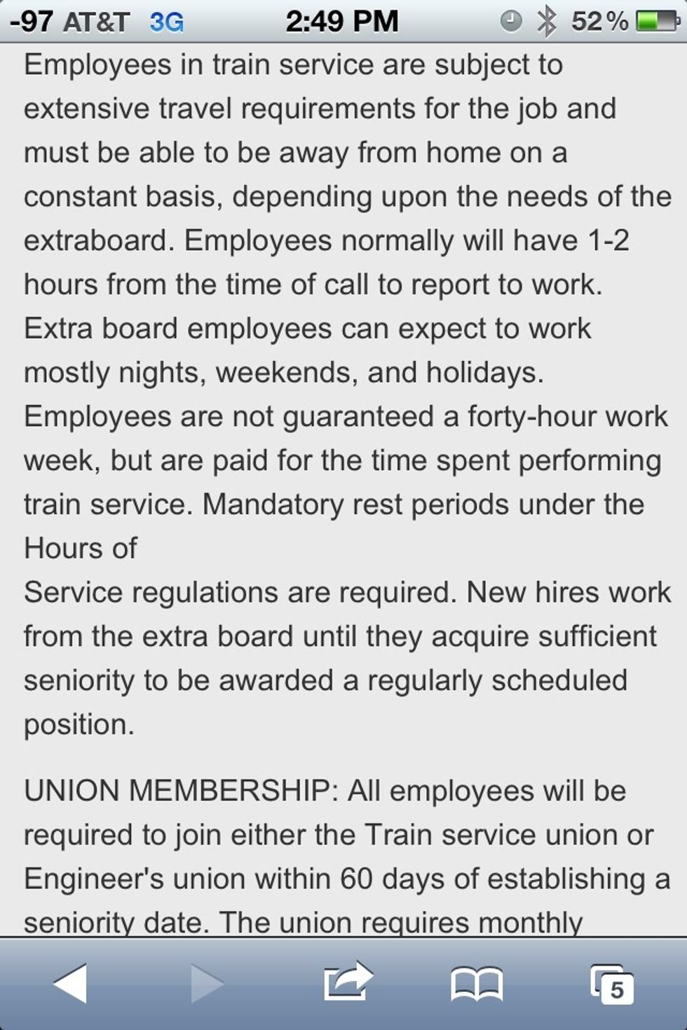 You WILL be away from home for multiple nights a week, and you will work all hours of the day/night. You will get a 1-2 hour notice to be at work, and you may not refuse the call.