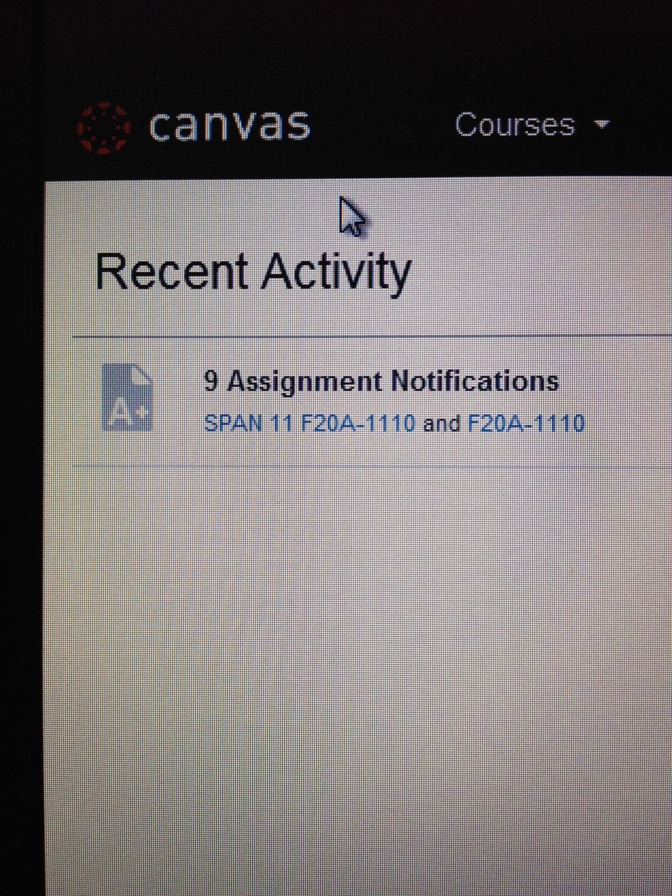 You will be prompted to update or configure your notification settings.    Click on it.   It doesn't show on mine above.