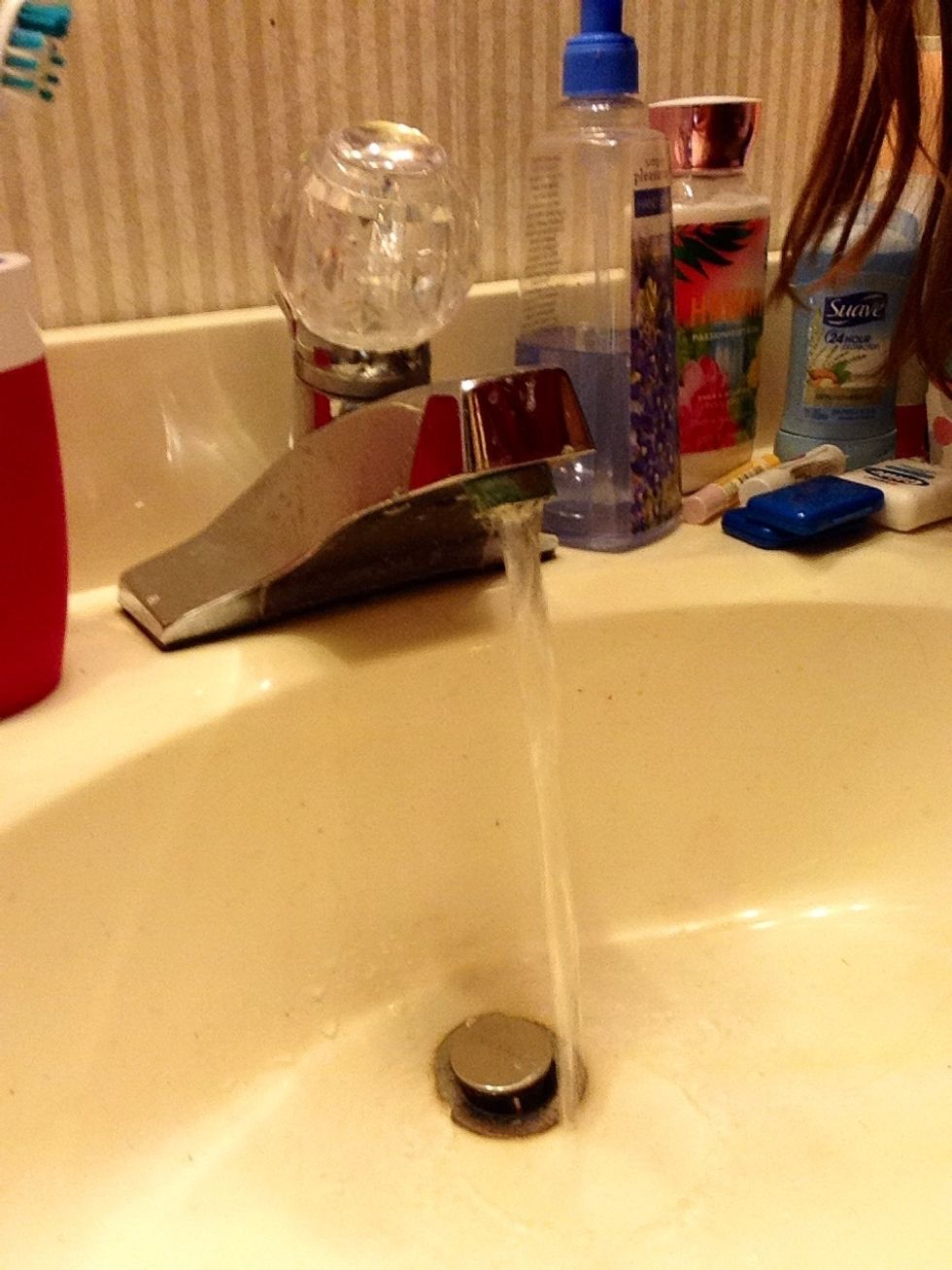 You will be using hot (not boiling) tap water.