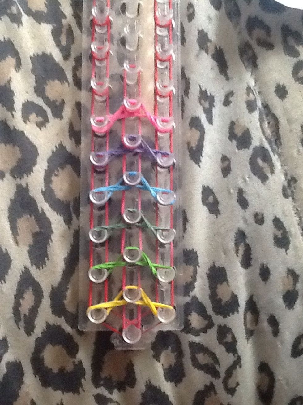 You will do this all the way up