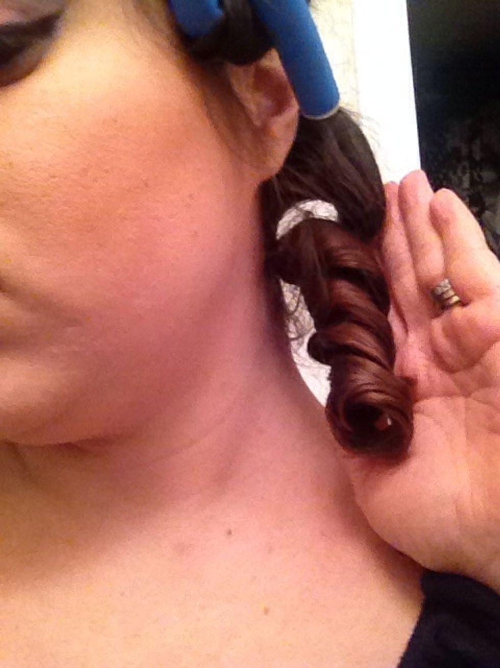 You will get a nice "Shirley Temple" like curls.