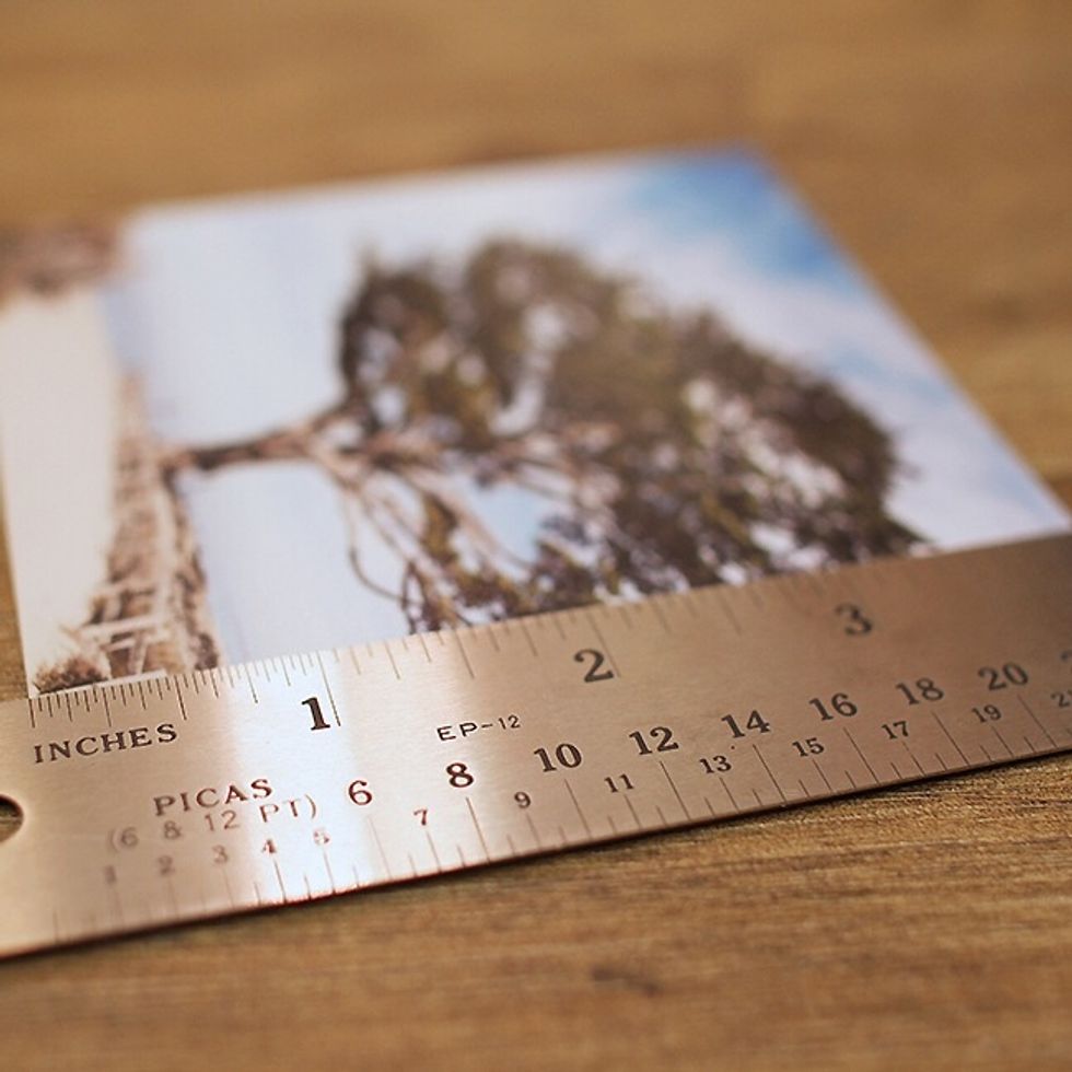 You will have to trim a \u00bd inch from the width so decide which side you'd like to cut from. Mark with a pencil and ruler first then trim. It should now be 3.5\u2033 wide.