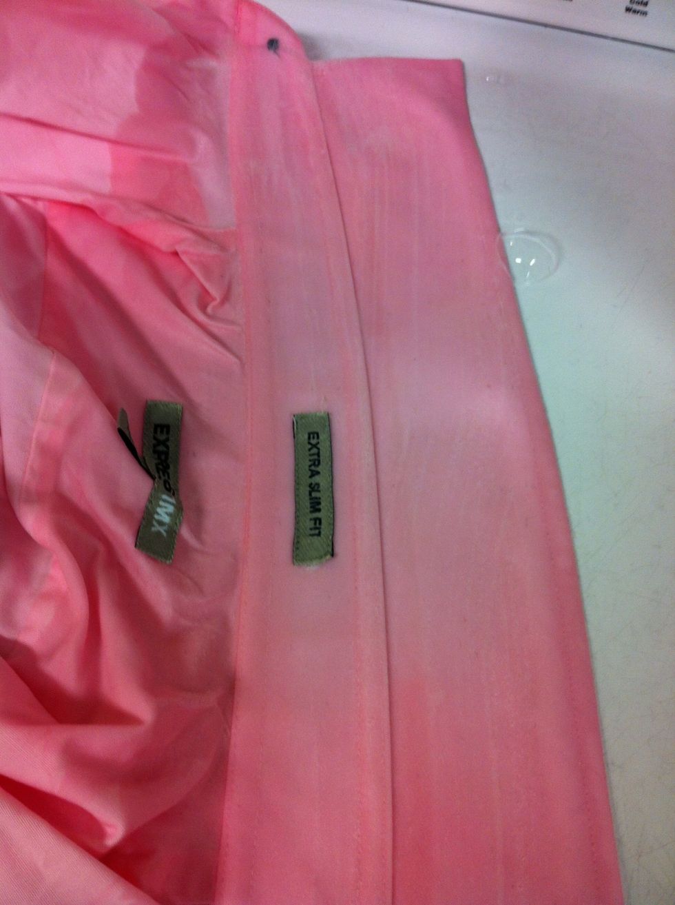 You will immediately see most of the stain come out.