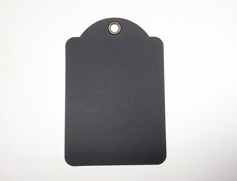 You will need 2 of the Graphic 45 Regular tags in black.