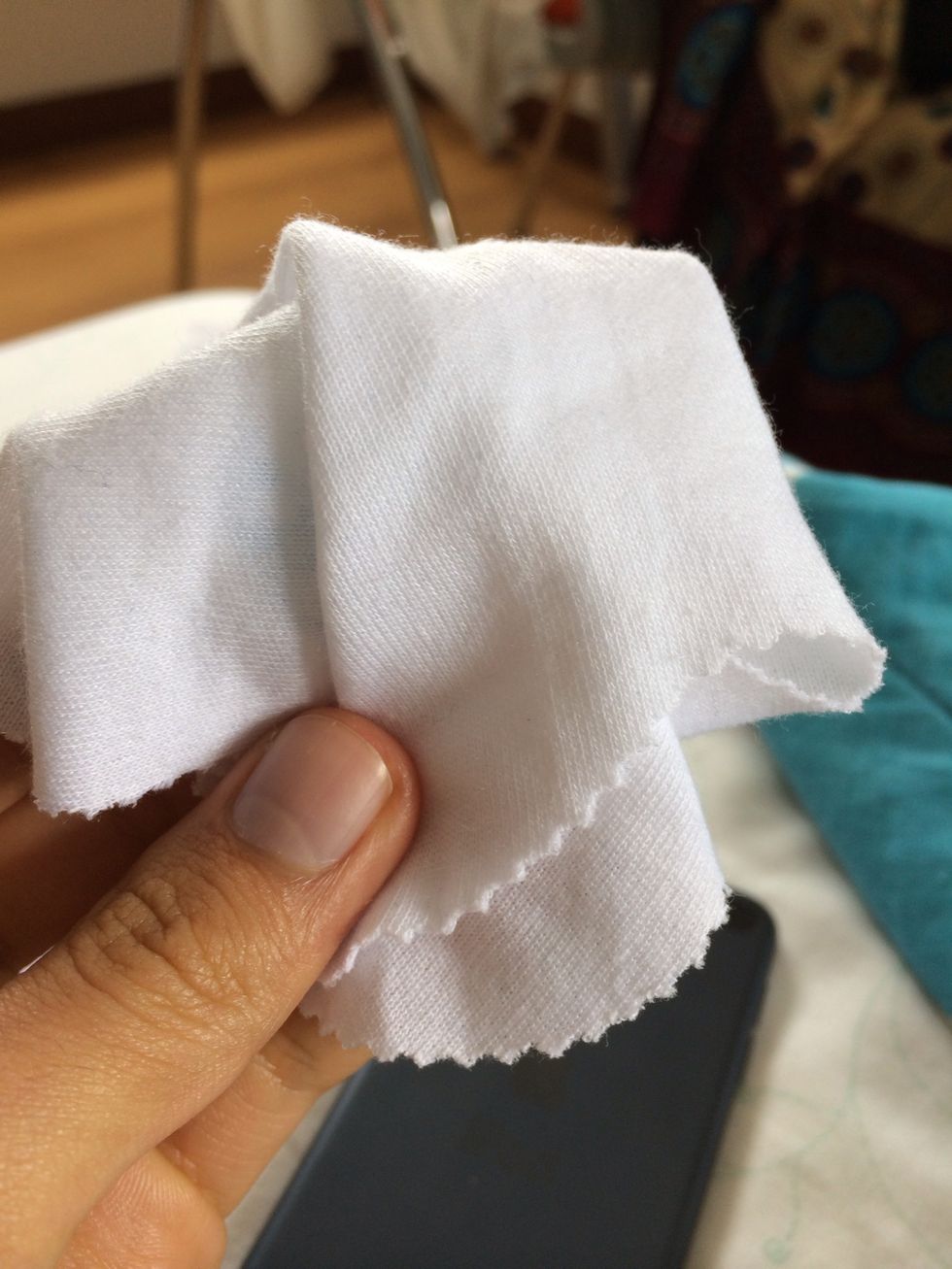 You will need a cloth and ...