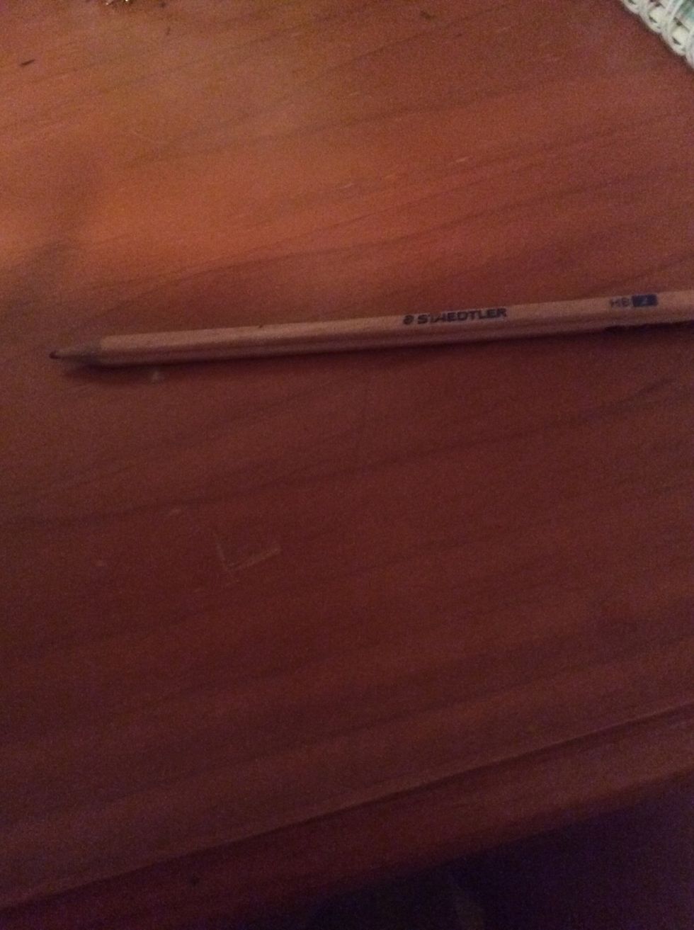 You will need a pencil