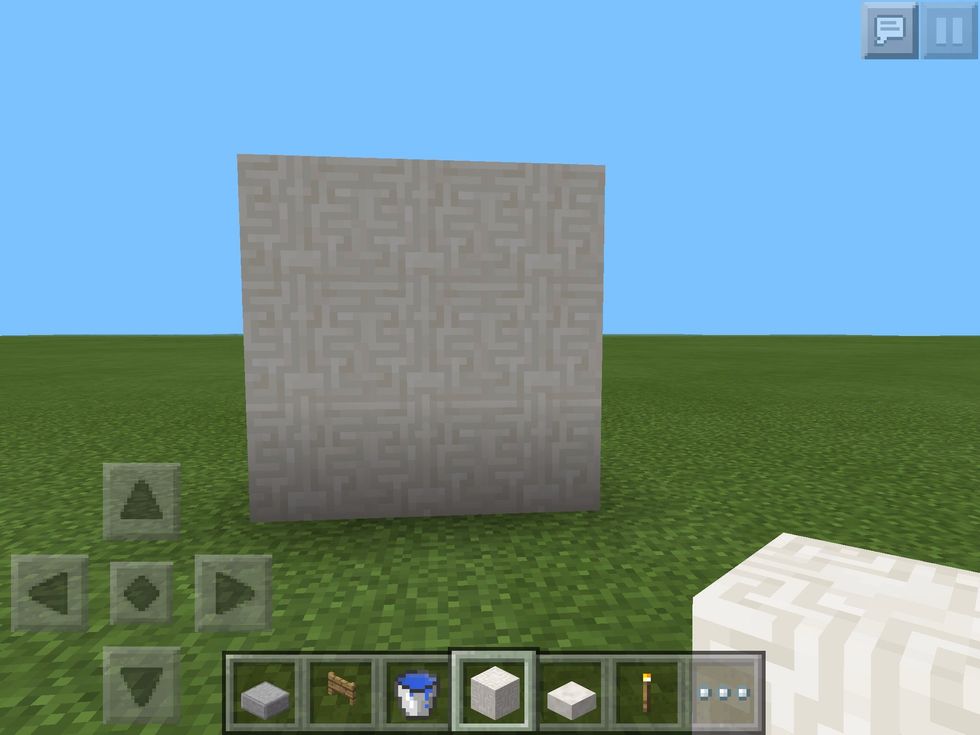 You will need at least a 3x3 piece of wall