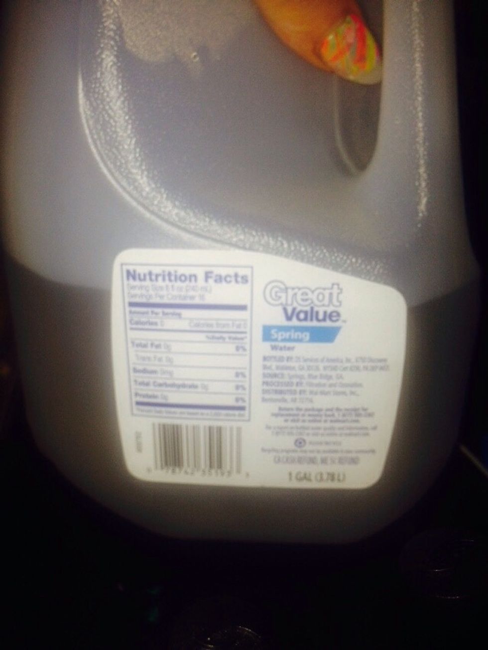 You will need bottles/distilled/spring water. NOT TAP WATER. Your water will need to be room temperature.