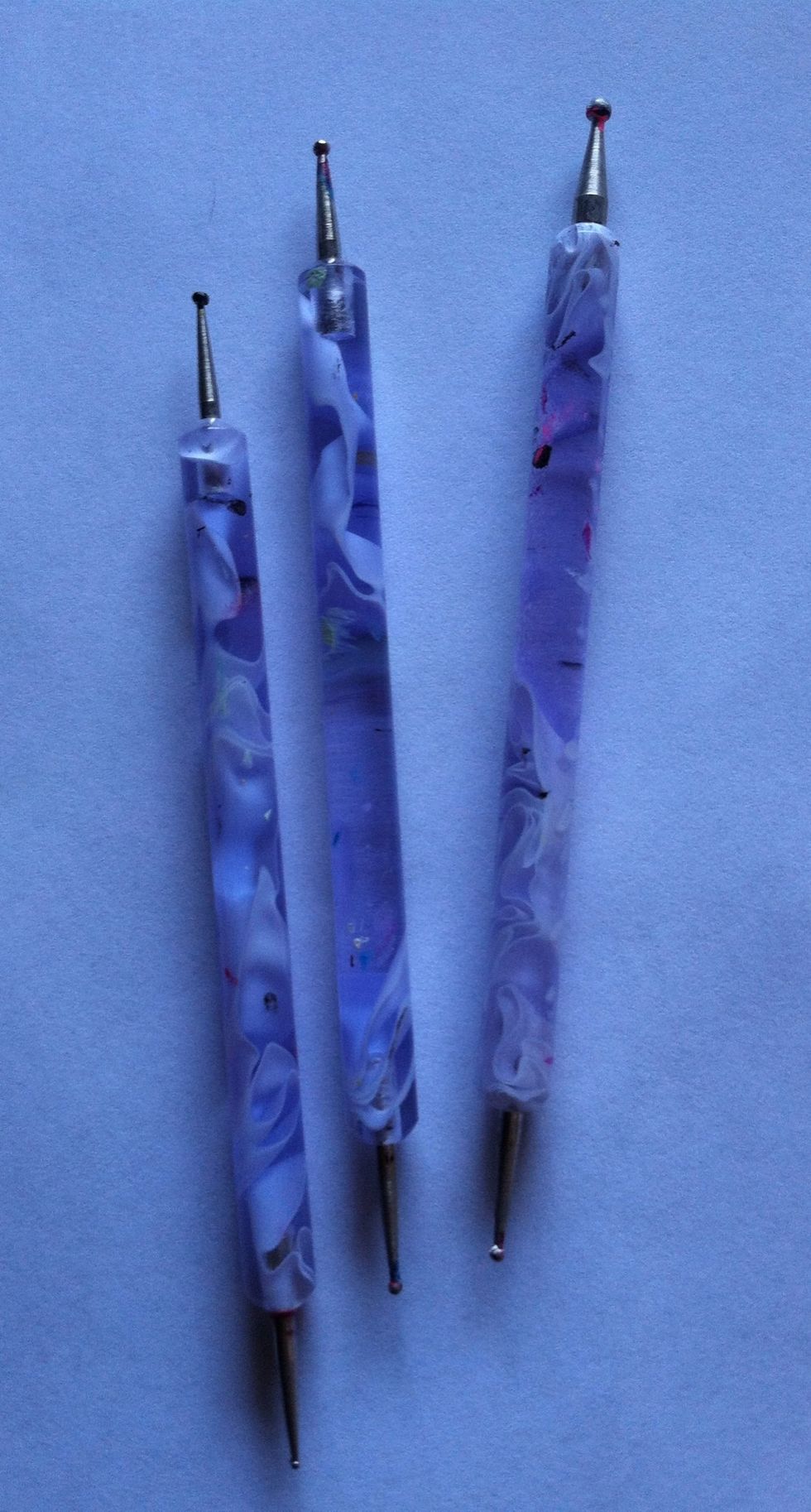 You will need either dotting tools or toothpicks. You can buy dotting tools on eBay pretty cheap plus they make way better dots then toothpicks.